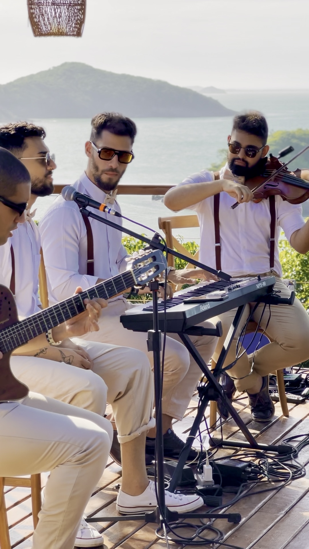 Ensemble com vista para o mar