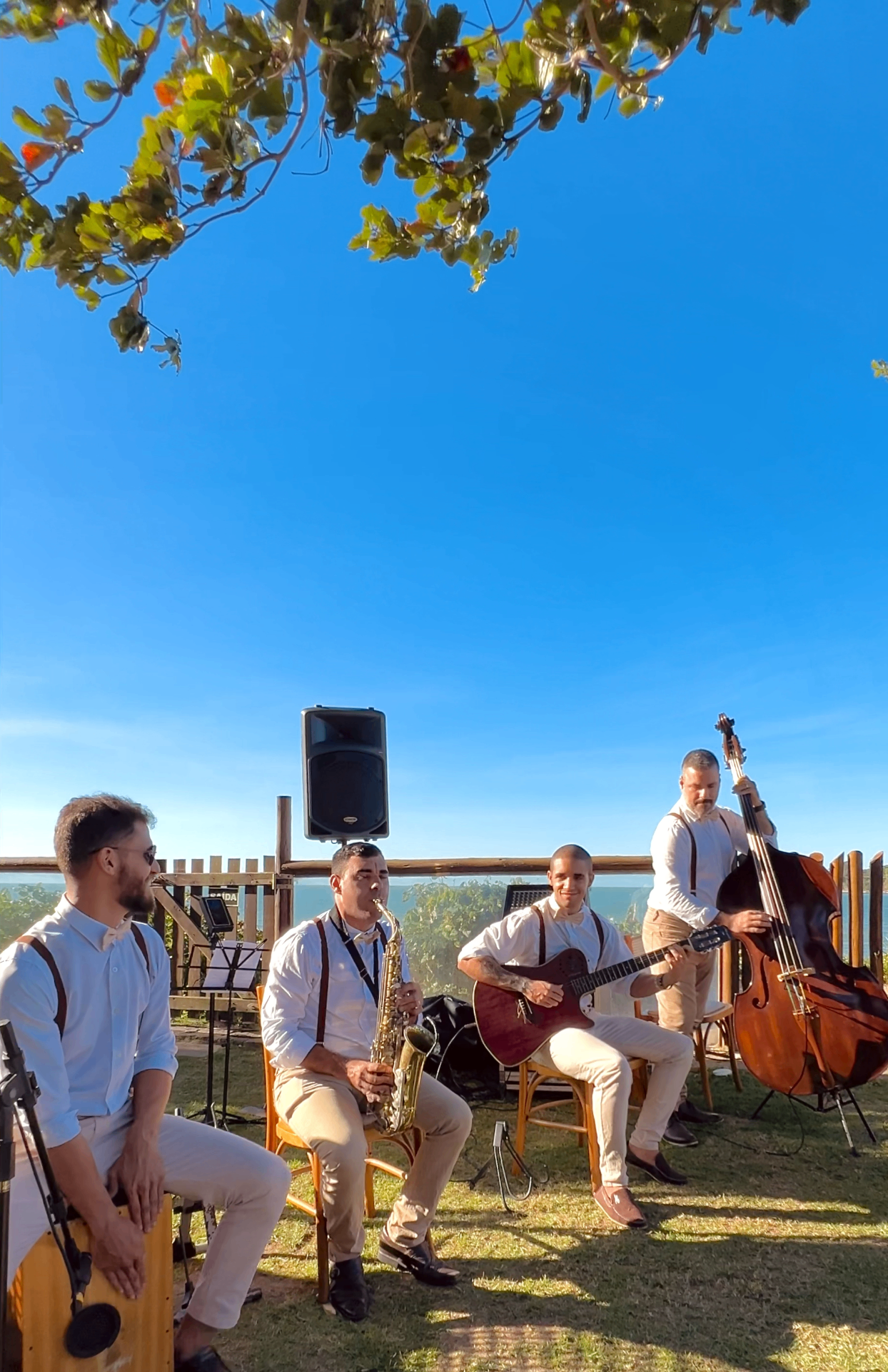 Quarteto ao ar livre